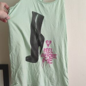 RARE DC Shoes Graphic Tank Top - Size Large